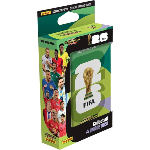 Panini FIFA World Cup 2026 Adrenalyn - Plechová krabička (Pocket) - Fotbalové karty - Obrázek d_be9613b3fcb54dc69110d2c199674420
