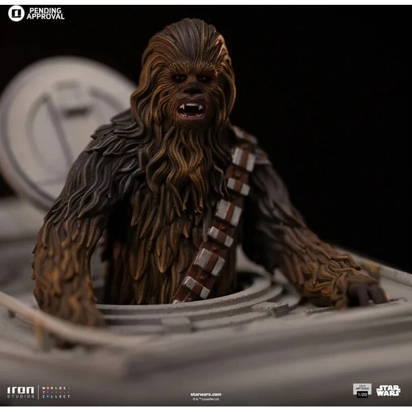 Soška IRON STUDIOS Star Wars - AT-ST & CHEWBACCA 53 cm - Sochy a sošky - Obrázek d_be97da92b6084d35833299bbe8d49e32