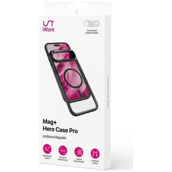 iWant Hero Pro Mag+ kryt pro iPhone Air + camera island protector černá transparentní - Pouzdra - Obrázek d_beb27bdb06d94766a3a7bbcc66e31669