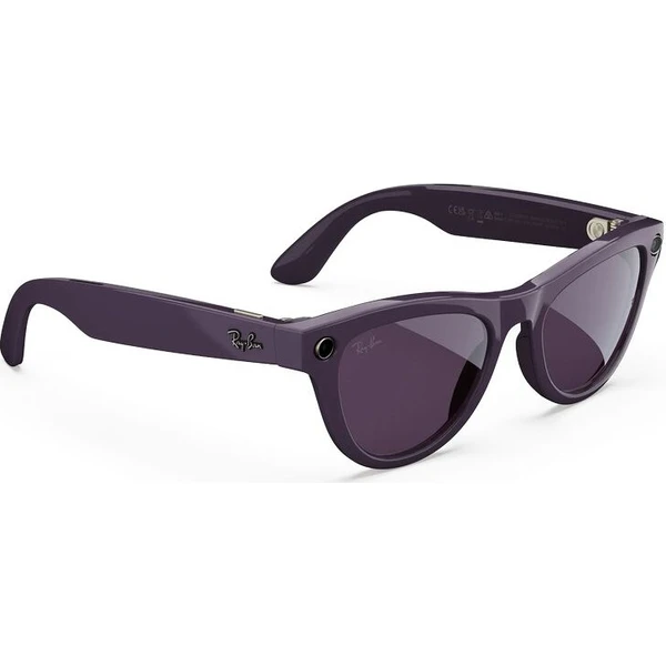 Meta RAY-BAN Skyler Gen2 (Standardní) chytré lesklé brýle (zatmavovací - čiré/ametystové) fialové - AR brýle - Obrázek d_bebbe5a697454107b428c458c66ddc56
