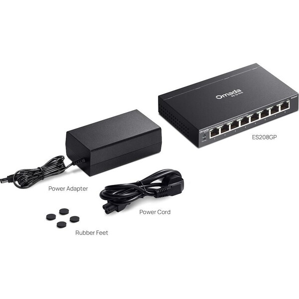 TP-Link ES208GP 8xGb Easy Managed Omada switch - Switche - Obrázek d_bed66fdaeafb46afae88fe8d4e343713