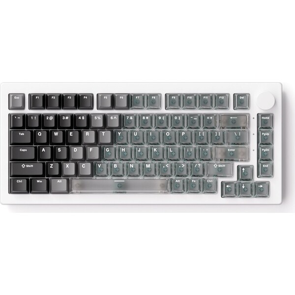 Akko 5075 V3 HE Akko AstroAim (US) bílošedá průhledná Šedá