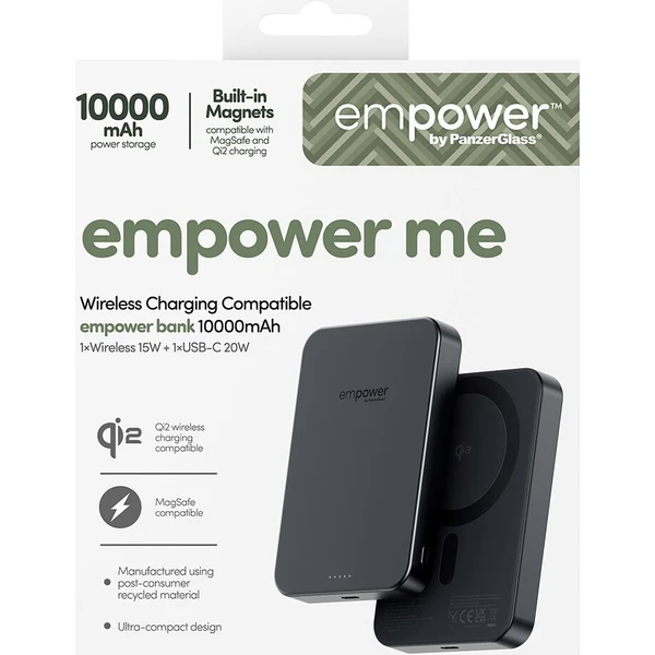 PanzerGlass® empower bezdrátová Qi2 powerbanka 10000 mAh, MagSafe, černá - Powerbanky - Obrázek d_bf2202844e714fb3bc11465b28c1f5c5