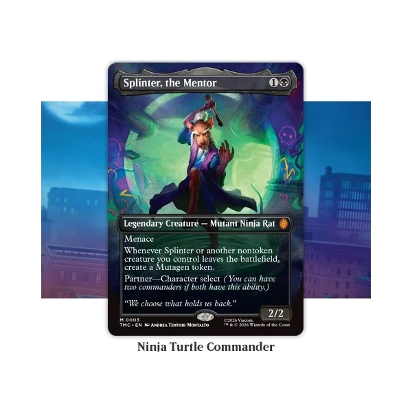 Magic: The Gathering - Teenage Mutant Ninja Turtles Commander Deck: Turtle Power! - MTG karty - Obrázek d_bf5328a07af14d4dbbcd0dea087e485a