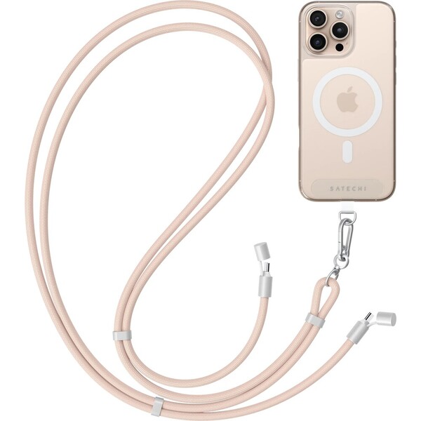 Satechi OntheGo crossbody popruh růžový Růžová
