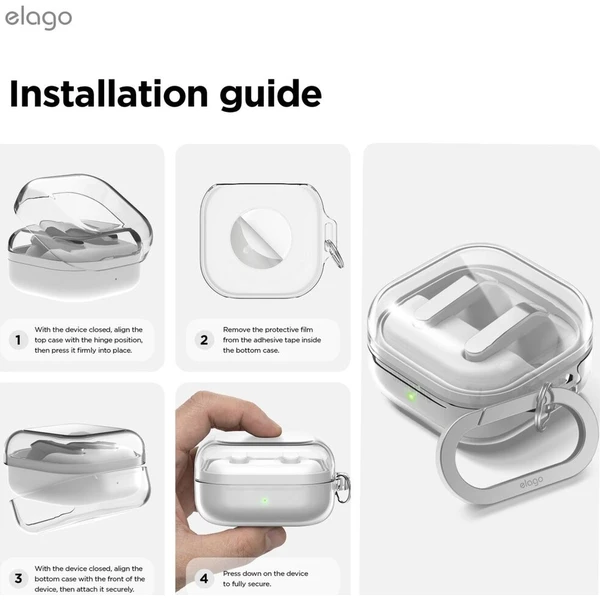 ELAGO Clear pouzdro Samsung Galaxy Buds4/Buds4 Pro čiré - Pouzdra - Obrázek d_bfa903d08535488aa945a2f453efc519