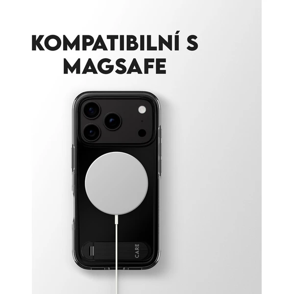 PanzerGlass CARE KickStand MagSafe kryt Apple iPhone 18 Pro/17 Pro Smokey kouřový/černý - Pouzdra - Obrázek d_c0899ffd4ced4b2c9c083f3c7564e98b