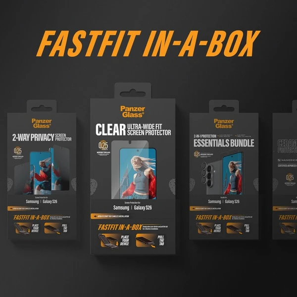 PanzerGlass® Ceramic II sklo s bezprašným instalačním boxem Samsung Galaxy S26 - Ochranné folie a skla - Obrázek d_c0d9da7fd7c14543b99c4a7ab6b4fd9b