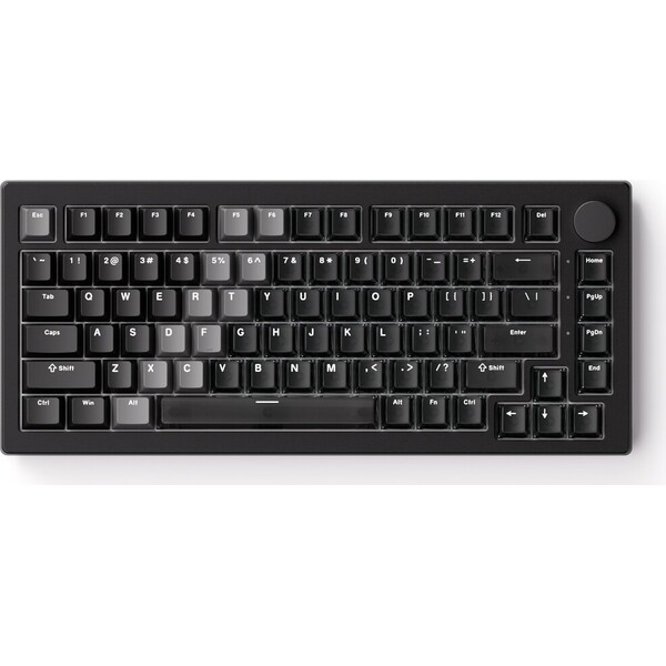 Akko 5075 V3 HE Akko AstroAim (US) černošedá průhledná Černá