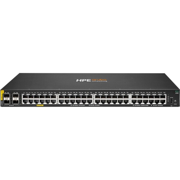 HPE Networking CX 6100 48G CL4 PoE 4SFP+ 370W