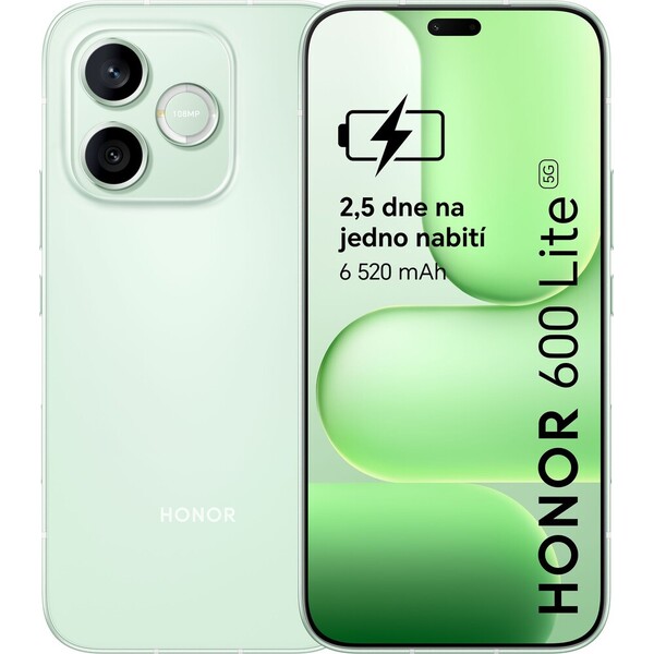 HONOR 600 Lite 8GB/256GB zelený Zelená