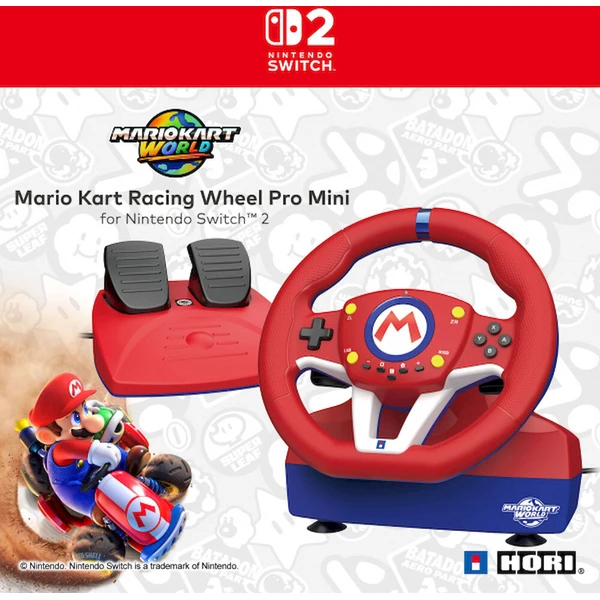 HORI Mario Kart Racing Wheel Pro Deluxe volant - Volanty - Obrázek d_c1eee5c7bb6a4402b9b71fab7453a432