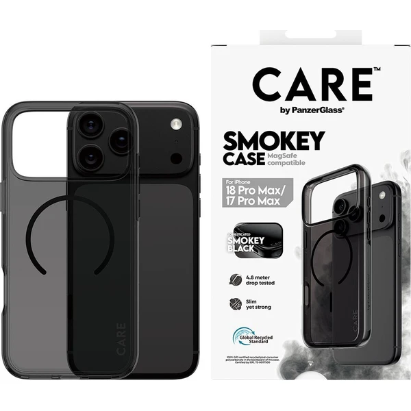 PanzerGlass CARE Smokey MagSafe kryt Apple iPhone 18 Pro Max/17 Pro Max kouřový/černý - Pouzdra - Obrázek d_c2da50d598bf4220b008d2935ab4eeed