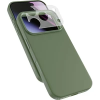 Epico Silicone Pro Mag+ MagSafe/Qi2 silikonový kryt iPhone 17 Pro Max/18 Pro Max khaki - Pouzdra