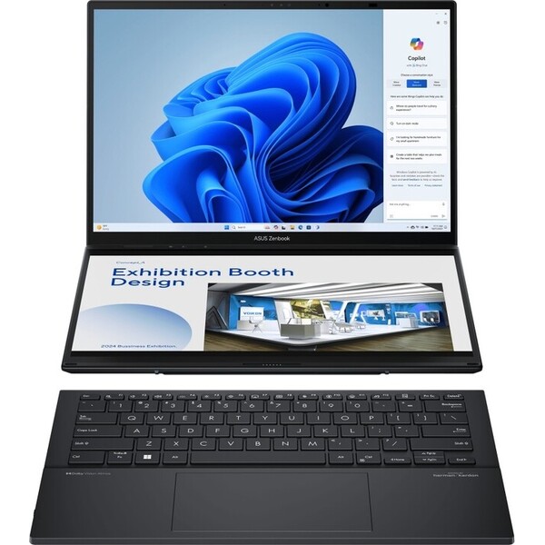 ASUS Zenbook Duo 14 (UX8406CA-OLED078W) šedý Šedá