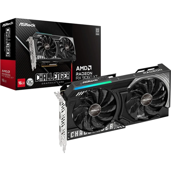 ASRock VGA AMD Radeon RX 9060 XT Challenger 16GB OC - Grafické karty - Obrázek d_c41af178befc46e8b57950c56b4f85fe