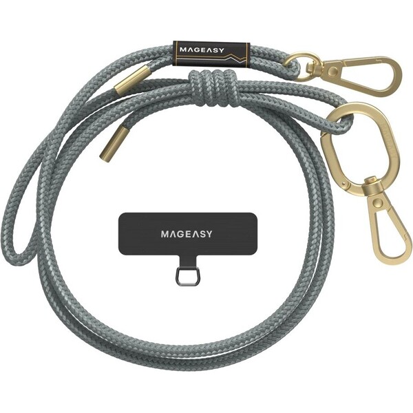 MagEasy Strap Lanyard 6mm univerzální popruh Misty Blue