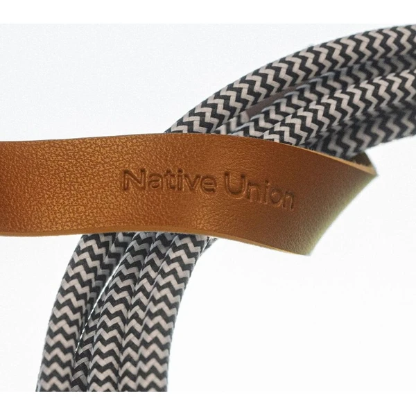 Native Union Belt Cable XL USB-C/USB-C kabel 3m, 100W zebra - Kabely a redukce - Obrázek d_c4a1d4d54f0d4cb3baadba48c07a4250