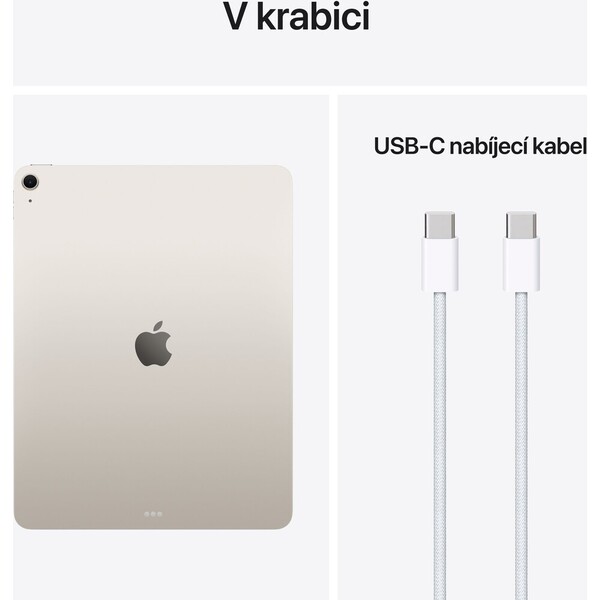 Apple iPad Air 13" 256GB Wi-Fi hvězdně bílý (2026) - Tablety - Obrázek d_c50830776f0f40188436b3865d23b8a1