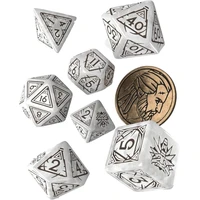 Set kostek Q-workshop The Witcher - Geralt the White Wolf (7 kostek) - Kostky