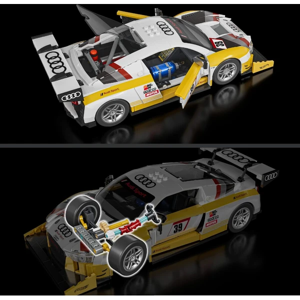 Mattel Brick Shop sestavitelný model Hot Wheels - 15 Audi R8 LMS (Elite series) - Stavebnice - Obrázek d_c57da45961b245b081455dbfcac9bf9d