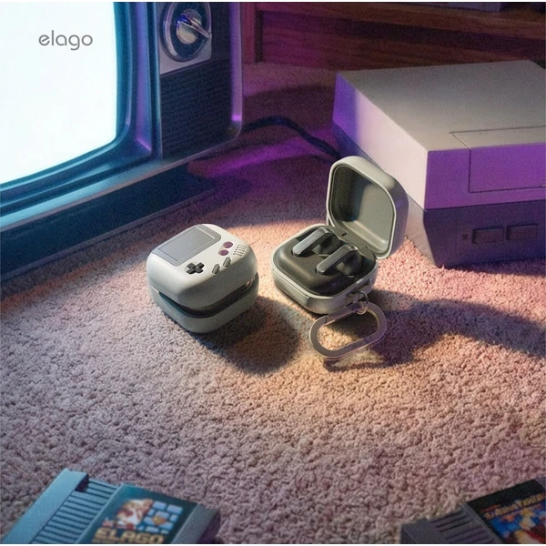 ELAGO Retro GameBoy pouzdro Samsung Galaxy Buds4/Buds4 Pro světle šedé - Pouzdra - Obrázek d_c581c819c1c043c5a691ed6503f7cf1f