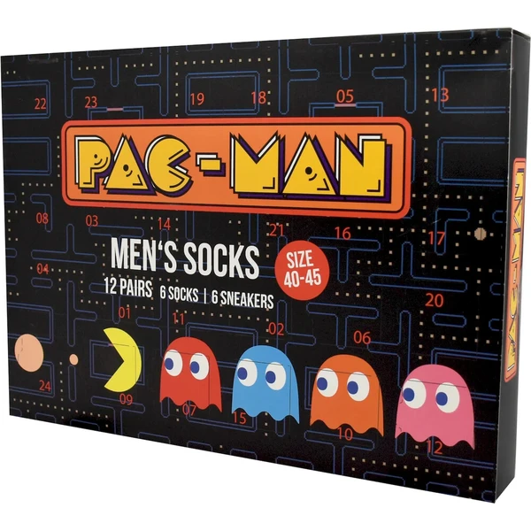 Adventní kalendář Pac-Man - ponožky - Kalendáře - Obrázek d_c5d0c90789e24acb86ff7dd23c1a2274