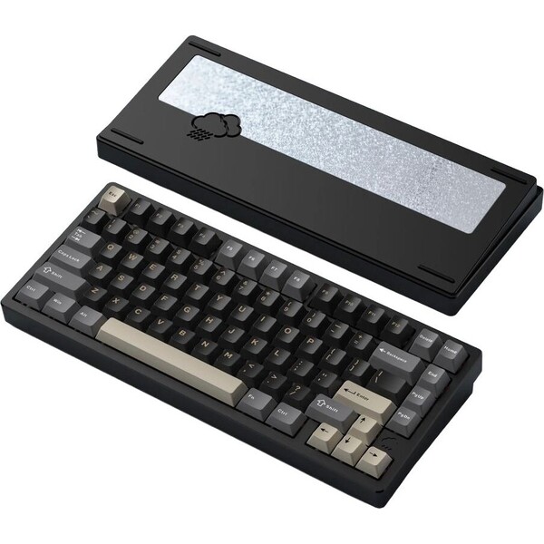 Wobkey Rainy 75 Pro Kailh Cocoa herní klávesnice (US) černá