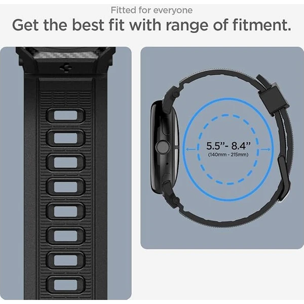 Spigen Rugged Band řemínek Google Pixel Watch 5/4/3 41mm/2/1 matte black - Řemínky - Obrázek d_c6492bbe4fa84184af43c240f433e914