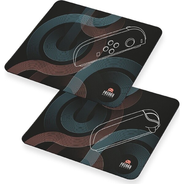 Freaks And Geeks sada pevných PVC podložek pod myš (2ks) Černá