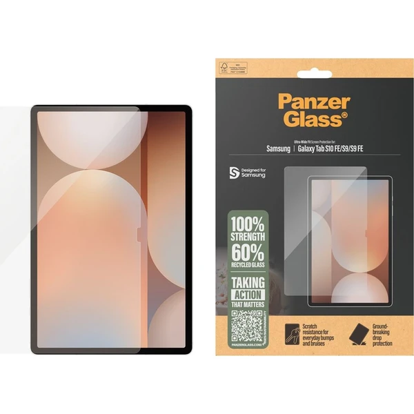 PanzerGlass® Ultra-Wide Fit sklo Samsung Galaxy Tab S10 FE/S9/S9 FE - Ochranné folie a skla - Obrázek d_c6d744e9814c4afdab9e7f5922c01ba0