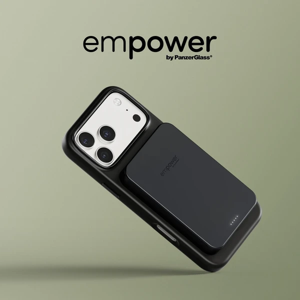 PanzerGlass® empower bezdrátová Qi2 powerbanka 10000 mAh, MagSafe, černá - Powerbanky - Obrázek d_c71e90a1840242a7bfe3ae84cc202d29