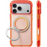 Torras Ostand O3 Air Core MagSafe kryt iPhone 18 Pro Max oranžový - Pouzdra