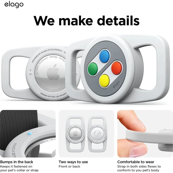 ELAGO W5 Pet Collar pouzdro pro Apple AirTag černé - Pouzdra - Obrázek d_c78df2a590094ce2982bfee316f2c214