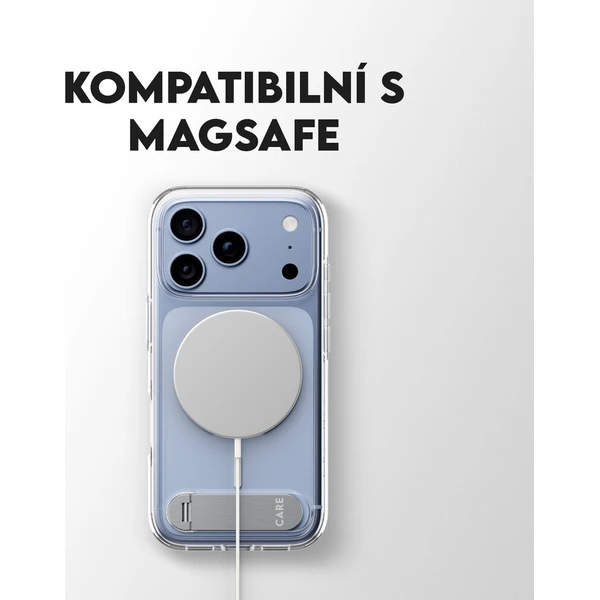 PanzerGlass CARE KickStand MagSafe kryt Apple iPhone 18 Pro/17 Pro bílý - Pouzdra - Obrázek d_c7f28c4fc3ad443ab8cf0d6b3818326e