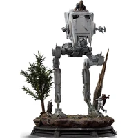 Soška IRON STUDIOS Star Wars - AT-ST & CHEWBACCA 53 cm - Sochy a sošky