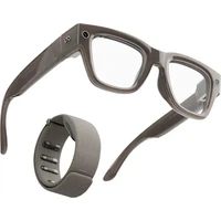 Meta RAY-BAN Display (Velké) chytré lesklé brýle (zatmavovací čiré/šedé) šedé - AR brýle