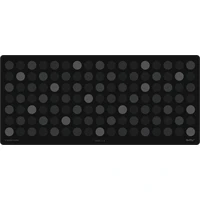 NuPhy Bokeh Obsidian Black podložka pod myš a klávesnici černá - Podložky