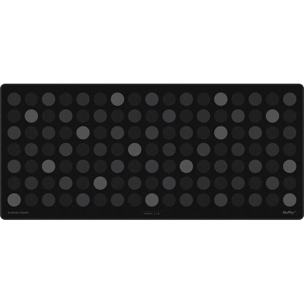 NuPhy Bokeh Obsidian Black podložka pod myš a klávesnici černá