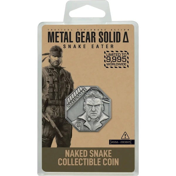 Sběratelská mince Fanattik Metal Gear Solid Delta - Naked Snake Limited Edition - Mince - Obrázek d_c913718a488e4b4887b814a038aaa1b0