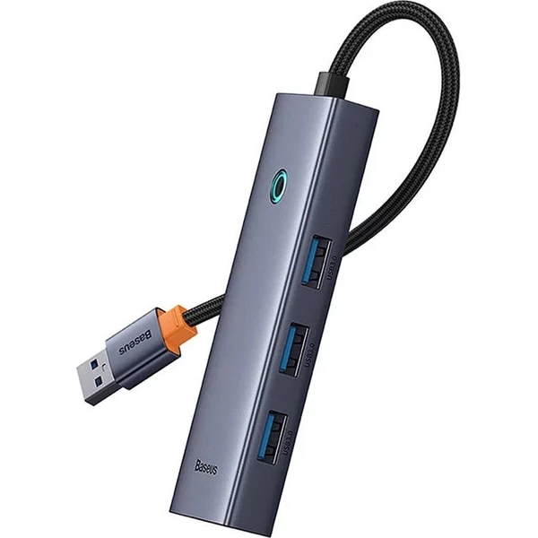 Baseus 4v1 UltraJoy 4portový rozbočovač vesmírně šedý - USB huby - Obrázek d_c95fb981ae9f404eaf89c7927e087d9c