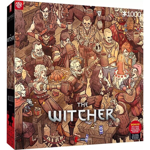 Gaming Puzzle: The Witcher (Wiedźmin) Birthday 1000