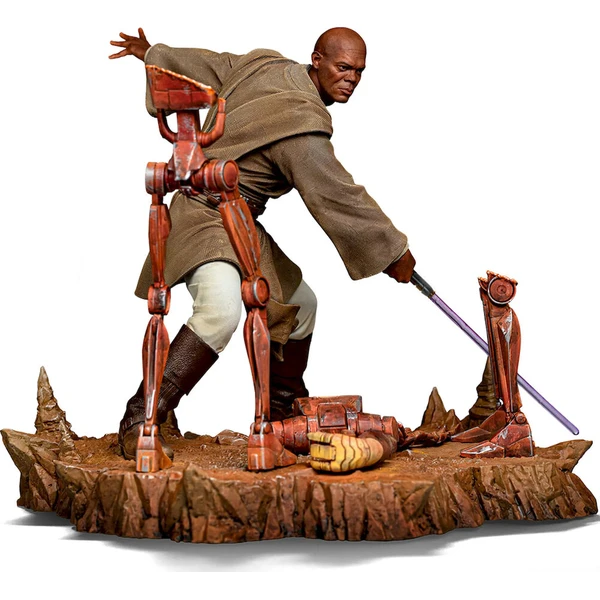 Soška Iron Studios Star Wars: Mace Windu Art Scale 1/10 - Sochy a sošky - Obrázek d_c9eb43dee0394a22bf68882e37f23da9