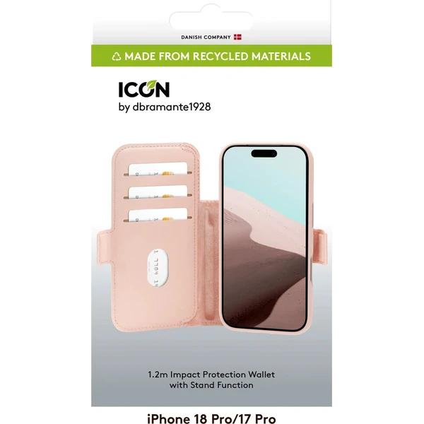 dbramante1928 Copenhagen ICON flip pouzdro iPhone 18 Pro/17 Pro pink sand - Pouzdra - Obrázek d_ca5a3beedbc24ddc85b9e652624a3bbc