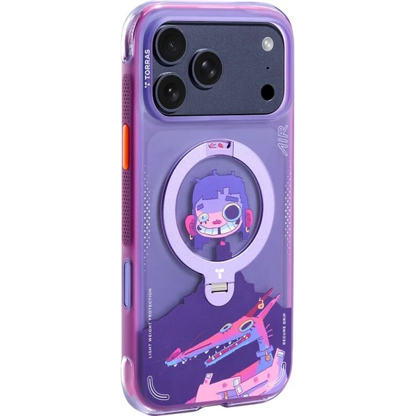 Torras Ostand Q3 Air Gawx Limited MagSafe kryt iPhone 17 Pro Max Neon night muse - Pouzdra - Obrázek d_ca83807a02be48a0bd0b3acc56192f1e