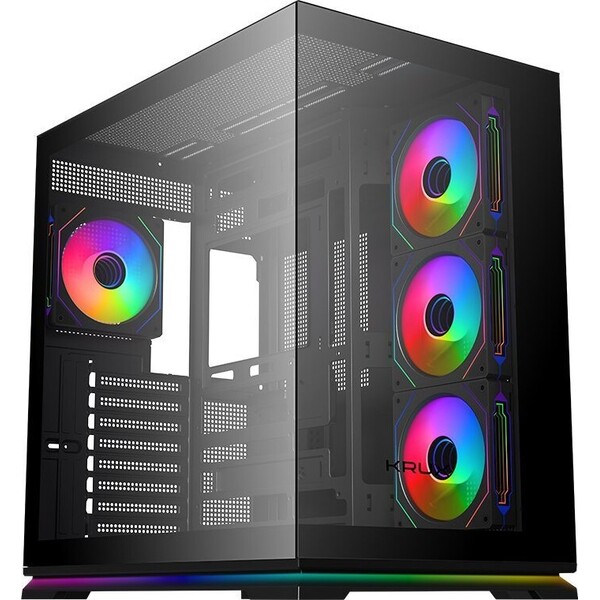 Krux Atron ARGB ATX skříň černá
