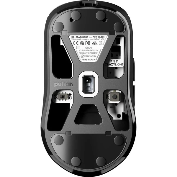 Pulsar X2H CrazyLight Medium bezdrátová herní myš černá - Myši - Obrázek d_cb4e333b509e421e80b8695907e7dfec