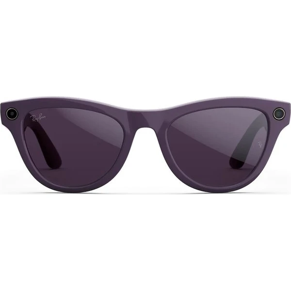 Meta RAY-BAN Skyler Gen2 (Standardní) chytré lesklé brýle (zatmavovací - čiré/ametystové) fialové - AR brýle - Obrázek d_cba28a70ae7442e2ab120d3110ca7e3a