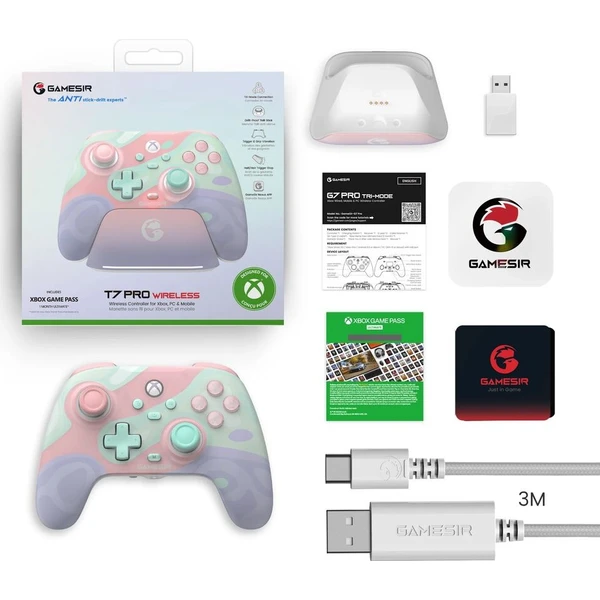GameSir T7 PRO bezdrátový herní ovladače Sugar Whirl Xbox - Herní ovladače - Obrázek d_cbe5003db3b34707a56e2b55c95efeb4
