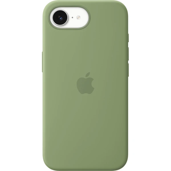 Apple silikonový kryt s MagSafe na iPhone 17e světle mechový